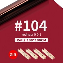 전문 100*100cm 15.39in * 39in 종이 젤 컬러 필터 무대 조명용 클램프 4 개 포함 레드 헤드 라이트, 08 M8