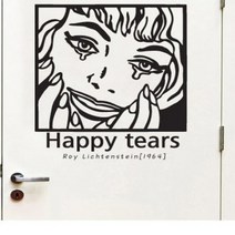 휴대폰매장꾸미기 Happy tears RC013, 화이트
