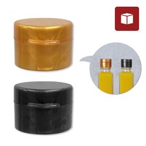 (1BOX-100개) 병뚜껑 원터치캡-소 30mm (참기름병용) 오일병마개, 플라스틱LDPE-블랙