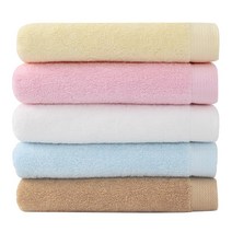 어메니티타올 파스텔 30수 170g 5장 호텔수건 선물세트 세면타올, 라이트핑크, 단품