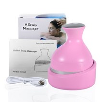 Electric Head Massage De ice 3D Stereo Scalp Stress Relax Tool Pre ent Hair Loss Body Deep Tissue Kne, 03 분홍색