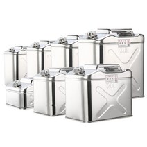 스테인레스 스틸 기름통 연료통 기름 탱크 예비 50L 60L 대용량, 1. 201 SUS  이중두께 50L