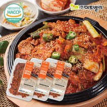 [딜맛] 미트벨리 김천식 제육볶음 900gx3팩(2.7kg) 냉장, 단품