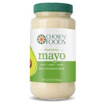 Chosen Foods Avocado Oil Mayo Traditional 초슨푸드 아보카도 오일 마요 710ml