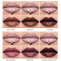 립글로즈 립틴트 립밤 립라이너 잘 지워지지 않는 착색 타투 립스틱 틴트 6pcs 전문 다기능 립 라이너 펜슬 오래 지속되는 방수 립 아이 브로우 화장품 메이크업 다채로운 립 펜, 5