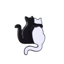 고양이 컬렉션 에나멜 브로치 커피 컵 물 팩 책 인생은 주사위로 더 좋습니다 귀여운 배지 펑크 옷깃 핀 쥬얼리, 11, KR