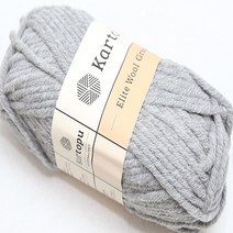 더울 겨울실 두꺼운실 목도리 뜨개 털실 모자실 엘리트울그란데, 1001연회색