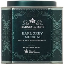 Harney & Sons 하니앤손스 얼그레이 임페리얼 티 30티백 틴케이스 히스토릭 로열 펠리스 컬렉션 김하늘 차 선물, 1개