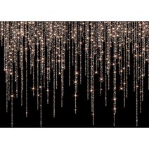 파티 커튼 크리스마스 장식 반짝이 핑크 블랙 로즈 골드 드립 배경 여아용 생일 스팽글 아님 그림 프린트, 44.Microfiber 500x300cm - Rose