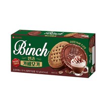 롯데 맛있는과자 개별포장쿠키 [초코]반반 빈츠 카페모카 102g 2개 홈파티 탕비실, 15개