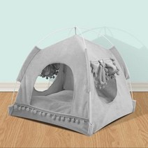 펫드라이룸 강아지 놀이 틀 케이지 바구니 고양이, Gray+L