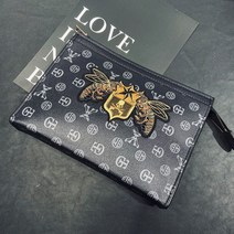 남자 명품 클러치 각진 남성 백 가죽 가방 남녀 악어 골프 가죽 소 여자 유민상 손 핸드폰 공용 공방 수금 핸