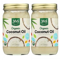 365 홀푸드 오가닉 정제 코코넛 오일 414ml(14oz) x2병 Whole Foods Refined Coconut Oil