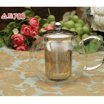 브루웰 걸름망 티포트/망포트/필터포트/녹차주전자, 1-트라이포트600ml