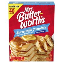 미세스 버터워즈 버터밀크 팬케이크 와플 믹스 907g, 2 Pound (Pack of 1)