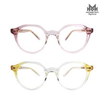 몬스터토이즈 블루라이트 투명 뿔테 청광 블루스크린 차단 안경 안경테 와이드한 엣지 스타일