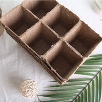 원형 지피포트 사각 8x8 6개 연결포트 토분 모종판 종이화분, 지피사각포트8x8(6개연결포트)3개