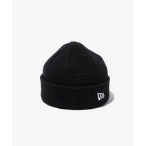 [빠른출고]/뉴에라 NEW ERA [무료반품] 와플 니트 숏 비니 블랙 KNIT WAFFLE SHORT BLK