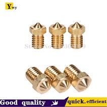 용접 팁 노즐 3D 프린터 액세서리 스프레이 1.75/3MM 노즐 압출기 황동 직경 0.2.3.4.5mm 10 개/묶음, 07 0.3mm(3MM