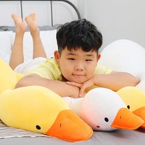 [AMISO] KC인증 꽈당오리 애착인형 100cm, 화이트