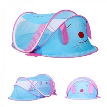 원터치 캐릭터 미니 모기장 유아용, 02.블루