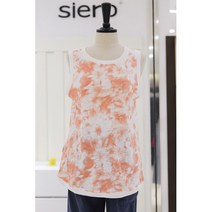 시에로 [시에로] RIB 배색 나염 민소매 TS (TSF632)