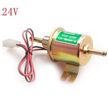 12V/24V 범용 전기 연료 펌프 저압 볼트 고정 와이어 디젤 가솔린 HEP-02A 자동차 기화기 바이크 오토바이 ATV, [05] 24V Gold