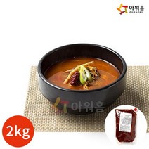 아워홈 행복한맛남 육개장 양념장 2kg x 1봉, 1개, 상세설명 참조