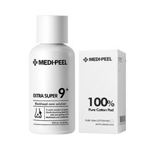 메디필 엑스트라 슈퍼9 플러스 250ml + 퓨어코튼패드 40매 피지연화제 얼굴 코 턱 피지제거, 250ml+퓨어코튼패드40매