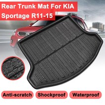 Kia Sportage R 2011 2012 13 14 2015 부트 라이너 카 스타일링 액세서리 인테리어 리어 플로어 트렁크 카고 방수 플로어 매트, 보여진 바와 같이, 기아