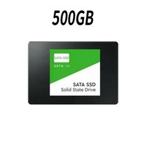 SSD 외장하드 노트북 하드디스크 빠른 SSD 2.5 인치 테라바이트 휴대용 솔리드 스테이트 디스크 500GB 1 하드 드라이브 노트북 데스크탑 용 다색 내부, [03] Green 500GB, 03 Green 500GB