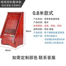 핀볼 게임기 대형 머신 장난감 보드 원목 카페 바 오락실 뽑기 복불복 추첨, 상업용 복선 전체 모델 0.8m