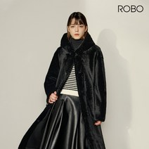 로보 ROBO 스페인 라도마 리버시블 롱 후드 무스탕
