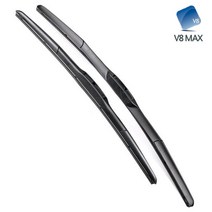 [V8 MAX] 기아 자동차 2017 / 2019 올 뉴 모닝 (17년~20년05월) 순정형 전면 와이퍼 세트, 2017/2019 모닝 (17년~20년05월) 전면세트