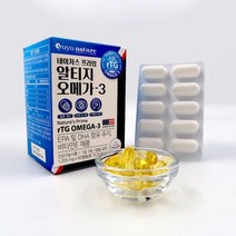 [유유네이처] 네이처스 프라임 rTG 오메가3 1000mg, 60캡슐, 1통