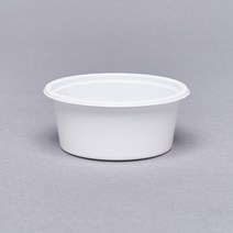 다용도 원형 용기 소스컵 반찬컵 다용도 1호 백색 70ml, 500개