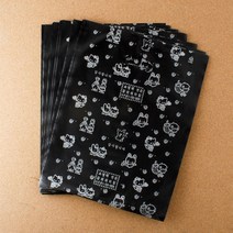 팬시 문구점 서점 약국 쇼핑백 비닐봉투 100p 옷가게 예쁜 깔끔한 의류매장 튼튼한