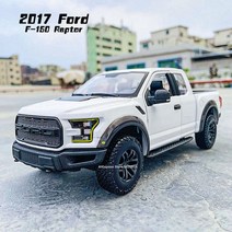 Maisto 1:24 20107 포드 랩터 F150 픽업 화이트 시뮬레이션 합금 자동차 모델 공예 장식 컬렉션 장난감 도구 선물, f-150
