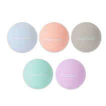 모아클래스 실리콘 마사지볼 싱글 림프 등 마사지, 싱글 마사지볼(민트), 1개
