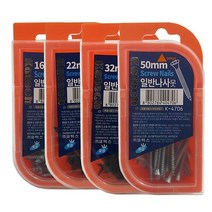 고급용기 탄소강 일반나사못 4종모음 일반못 나사못 못세트 스크류못, 나사못 22mm K4836