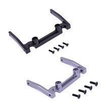 2Set Radio Receiver Box Mounting Fixed Bracket Chassis Brace Beam For Axial SCX10 110 RC Crawler Car, [1] 하늘색