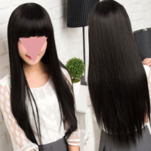 오너클랜 생머리통가발 롱가발 긴머리가발 긴