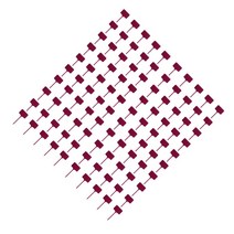 100 조각 T 모양 정원 레이블 야외 실내 마당 농장 분류 마커 과일 나무 묘목 식물 기호, 로즈 레드