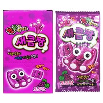 친구가 좋아하는 새콤짱 포도맛 45g x 24개 1케이스