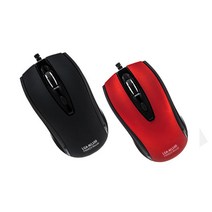 FOR LG 유니버셜 유선 마우스 LGA-M1100, 블랙, 유선 마우스 LGA-M1100 (블랙)
