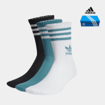 아디다스 양말 미드컷 크루 삭스 3P ballon