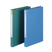 (센스올) 색지 더블 레버 클립화일 A4 펀치리스파일, 수량, 청색