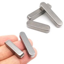 1/2/5/10pc M3 M4 M5 M6 M8 M10 GB1096 304 A2-70 스테인레스 스틸 직사각형 라운드 엔드 병렬 플랫 키 롤 샤프트 핀, 10pcs 5x5mm (WxH), [02] 10mm