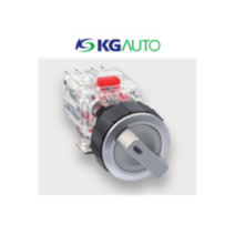 KG-AUTO 메탈 셀렉터스위치 22파이 KMS-Q2M1 KMS-Q2R1 KMS-Q3M2 KMS-Q3R2 원형 고급매입형, KMS-Q3M2(3단 수동 2a2b)