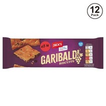 JACKS 잭스 Garibaldi 가리발디 비스킷 비스켓 과자 200g 12팩